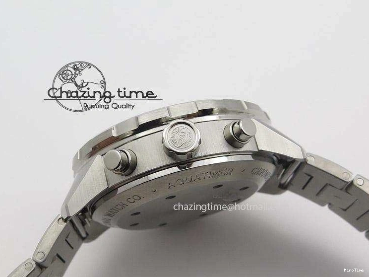 MIROTIME 0130 Classic Aquatimer Chrono IW376803 V6F 1:1 Best Edition Black Dial On SS Bracelet A 7361